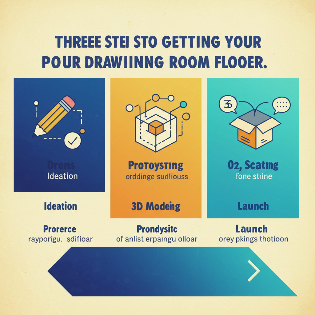 Three Steps to Getting Your Product Off the Drawing Room Floor