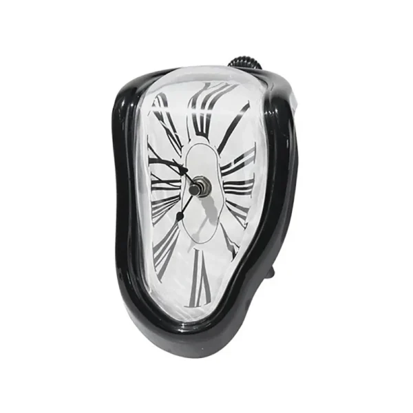 Vintage Silver Twisted Melting Clock - Image 7